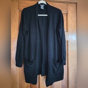 Womens XXL Matty M Cardigan Black EUC
